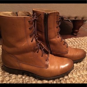 Frye Lace up & Zip Ankle Boots
